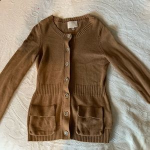 Banana Republic Heritage Tan Cardigan